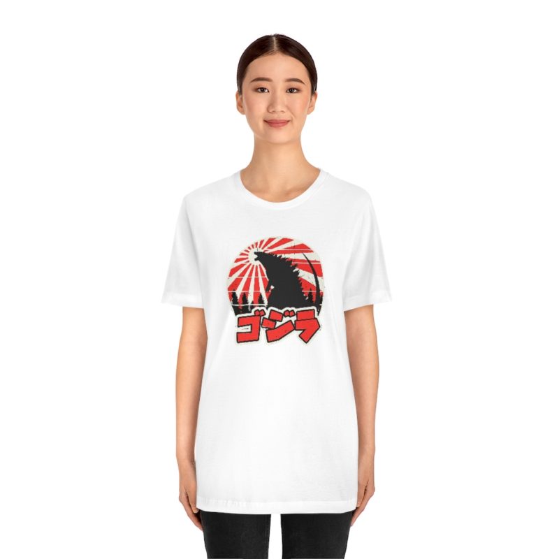 Retro Japanese Kaiju - Unisex Jersey Short Sleeve Tee - Image 5