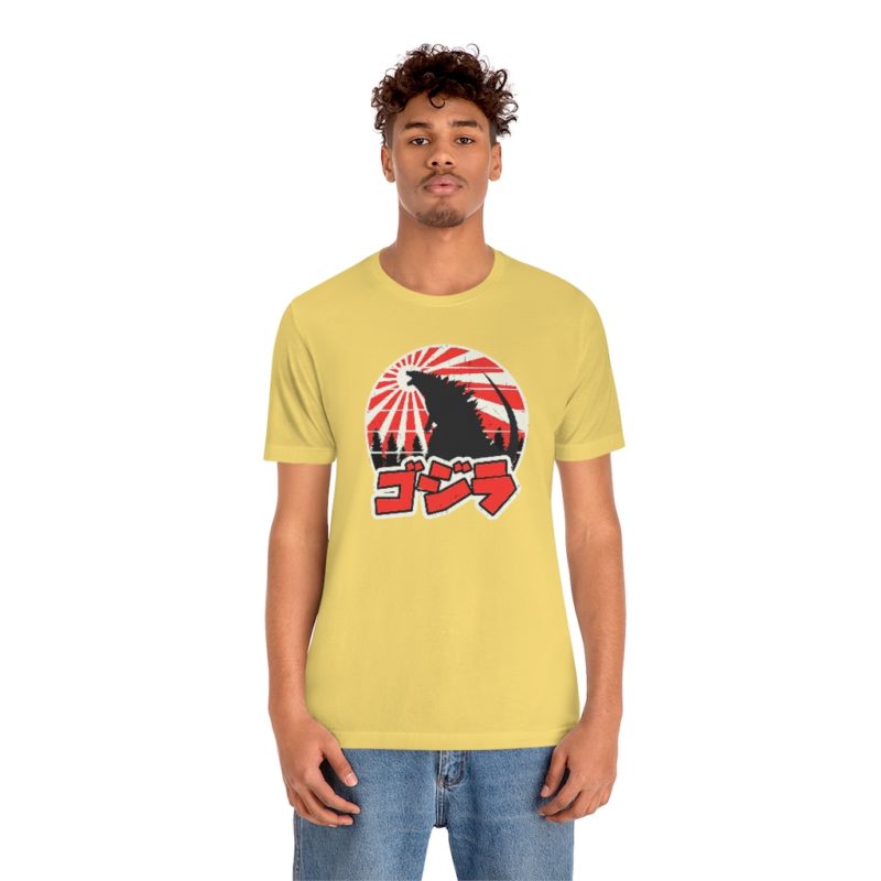 Retro Japanese Kaiju - Unisex Jersey Short Sleeve Tee - Image 9