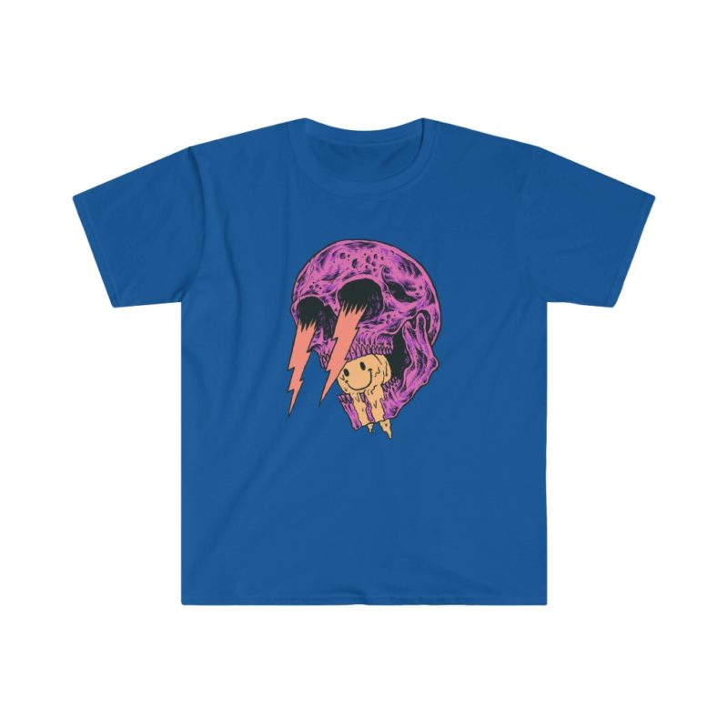 Screaming Skull Mouth Unisex Softstyle T-Shirt