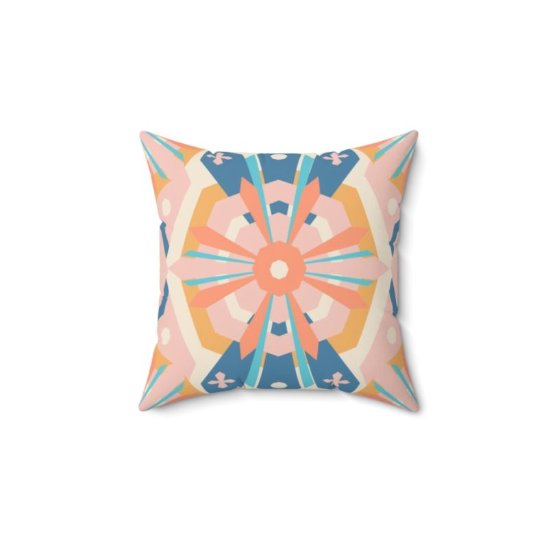 Summer Style Geometric Spun Polyester Square Pillow - Image 2