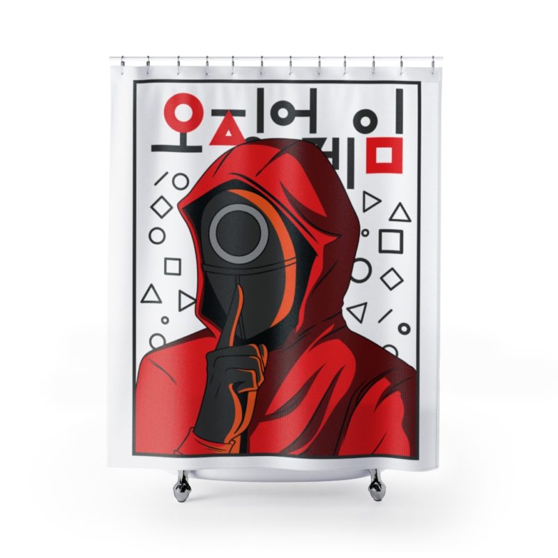 Squid Game Inspired Shower Curtain