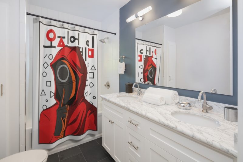 Squid Game Inspired Shower Curtain - Image 2