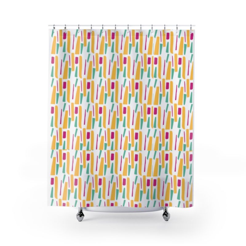 Retro Pattern Shower Curtain