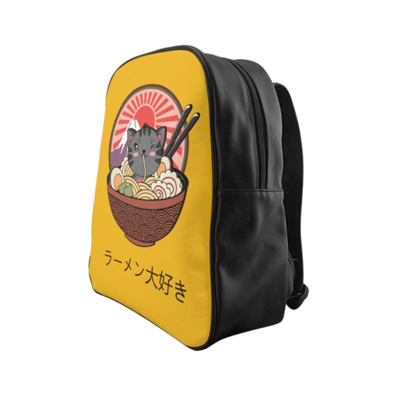 I Love Ramen (Rāmen daisuki) - School Backpack - Image 3