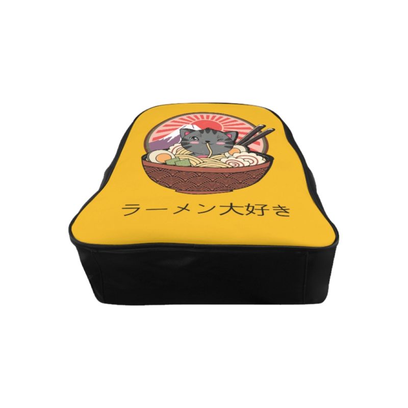I Love Ramen (Rāmen daisuki) - School Backpack - Image 4