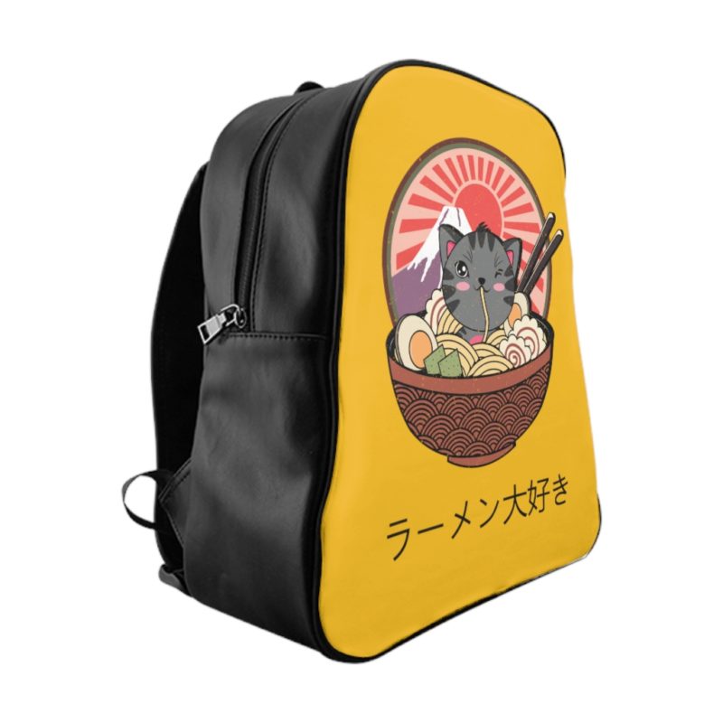 I Love Ramen (Rāmen daisuki) - School Backpack - Image 2