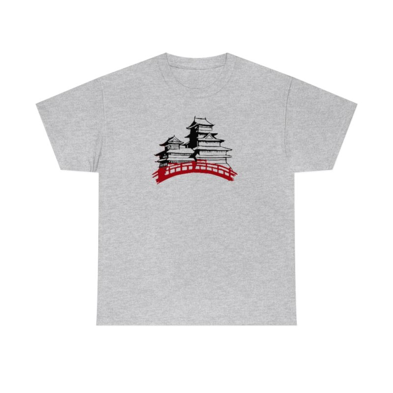 Samurai Village Unisex Heavy Cotton Tee - Image 11