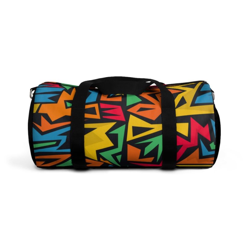 90's Bright Abstract Style Duffel Bag