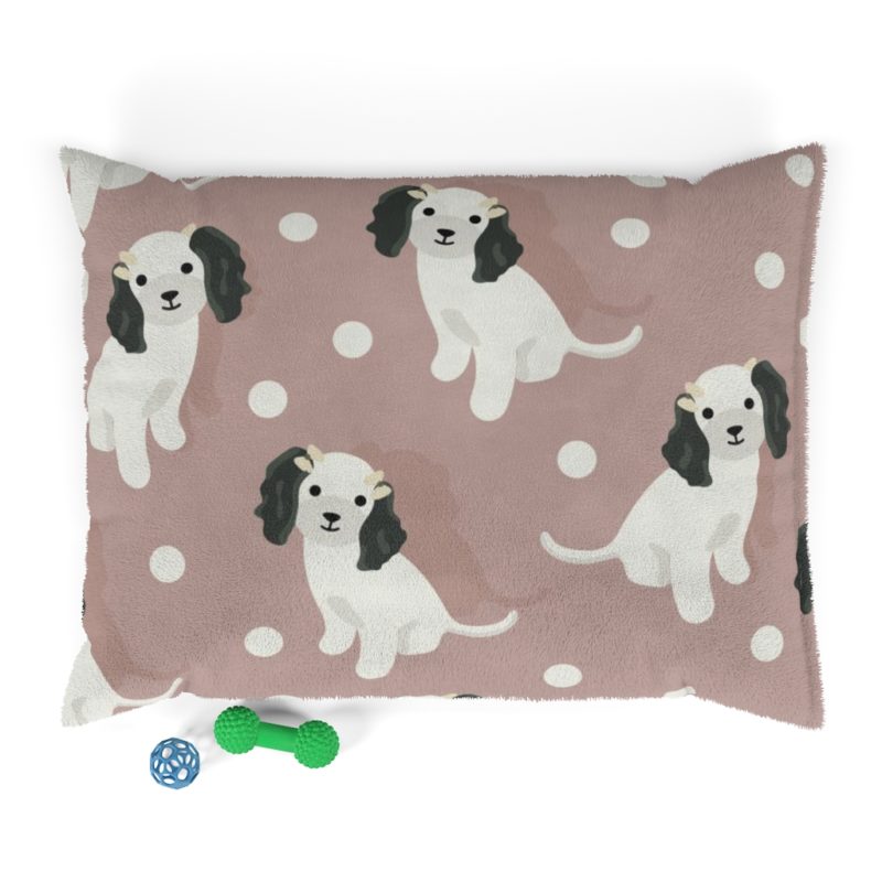 Puppy Polka Dot Pet Bed