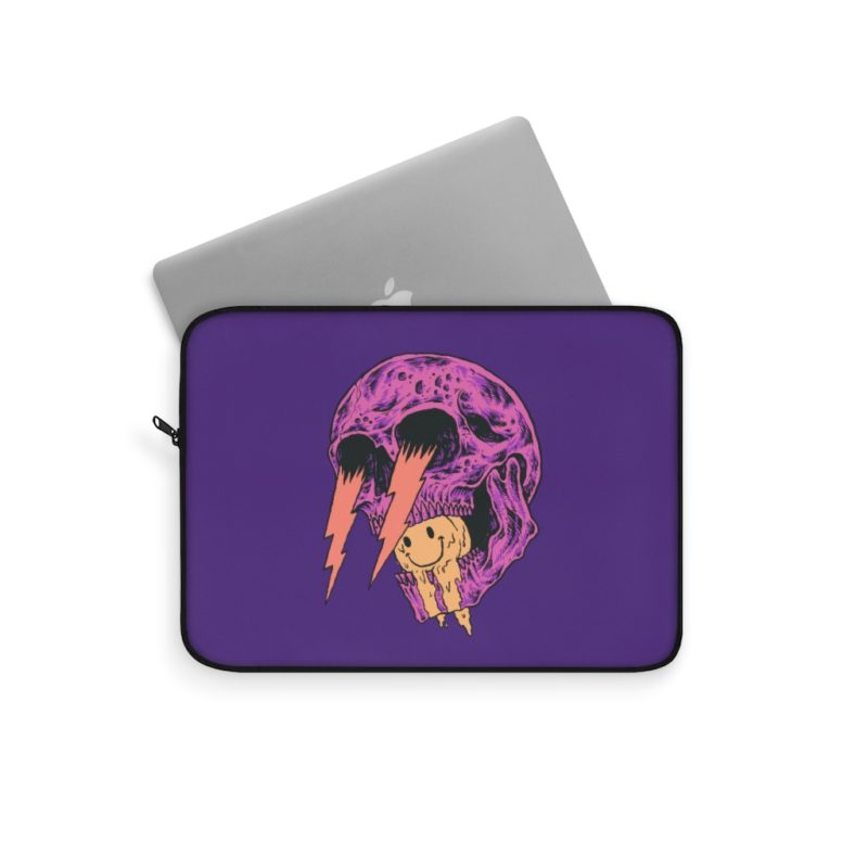 Screaming Skull Mouth Laptop Sleeve - Image 2
