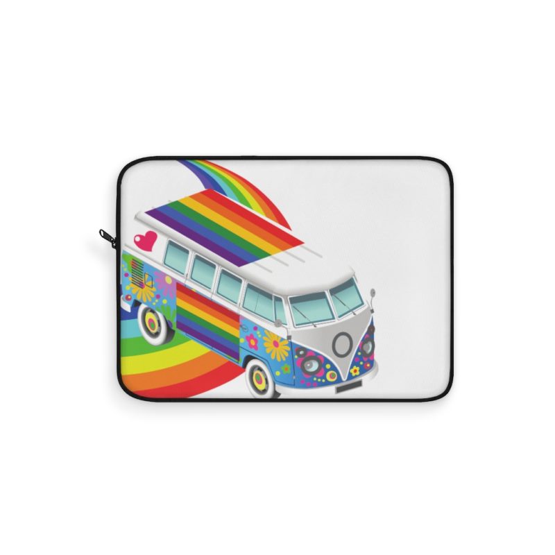 Retro Vibe VW Rainbow Laptop Sleeve - Image 4