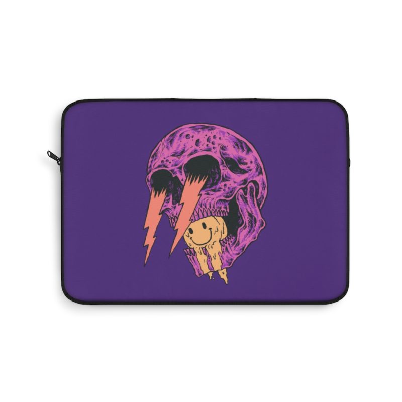 Screaming Skull Mouth Laptop Sleeve - Image 4
