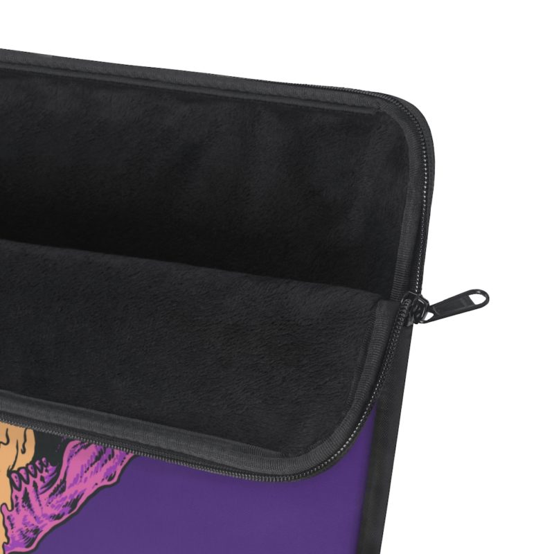Screaming Skull Mouth Laptop Sleeve - Image 9