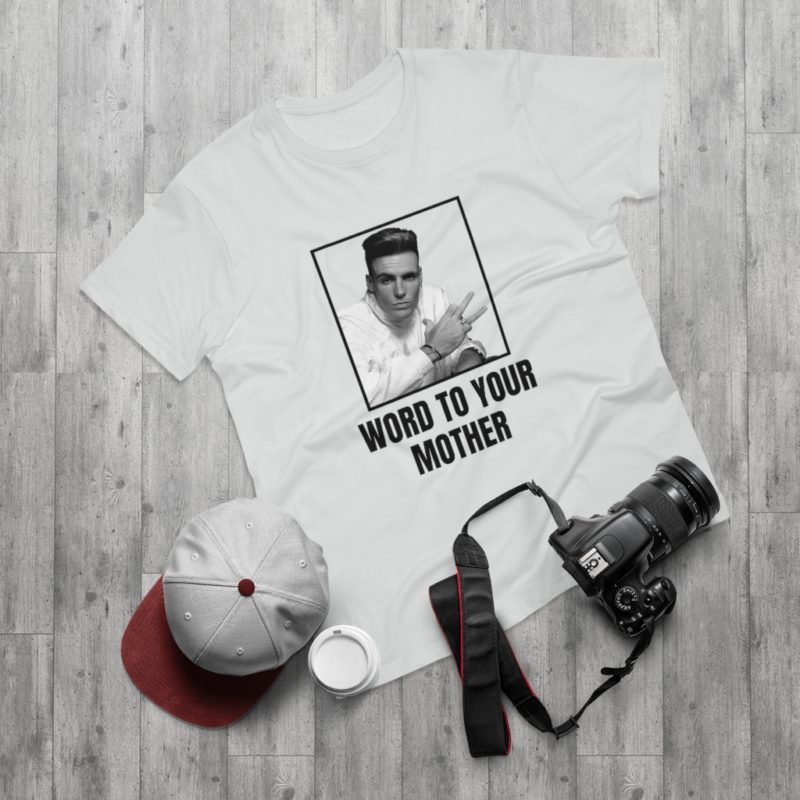 Word To Your Mother Single Jersey Men's T-shirt - Image 2