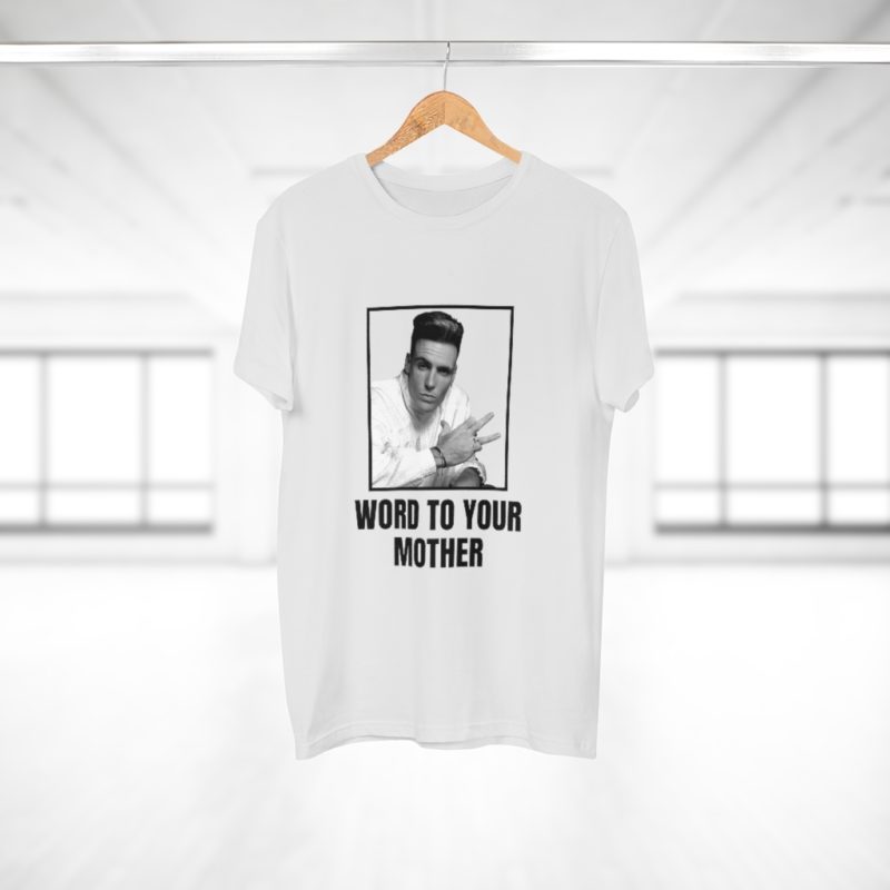 Word To Your Mother Single Jersey Men's T-shirt - Image 3