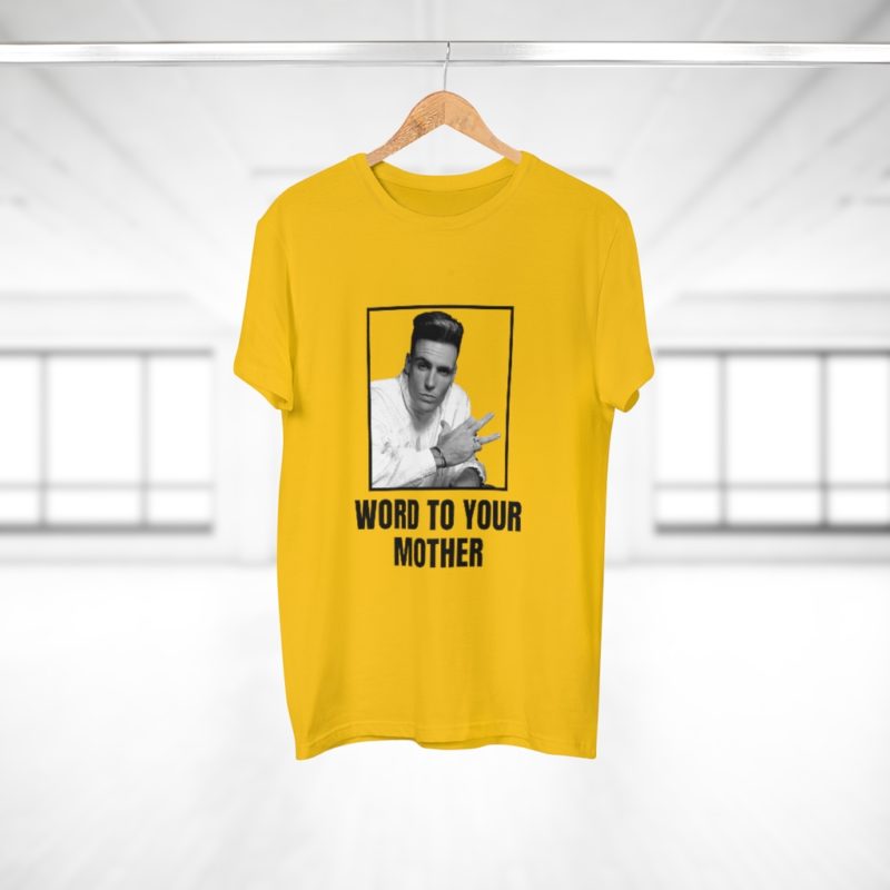 Word To Your Mother Single Jersey Men's T-shirt - Image 11