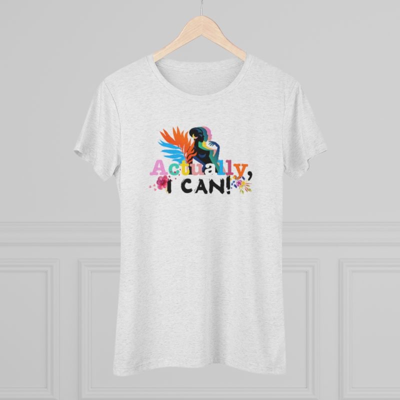 Actually, I Can Women's Triblend Tee - Image 7