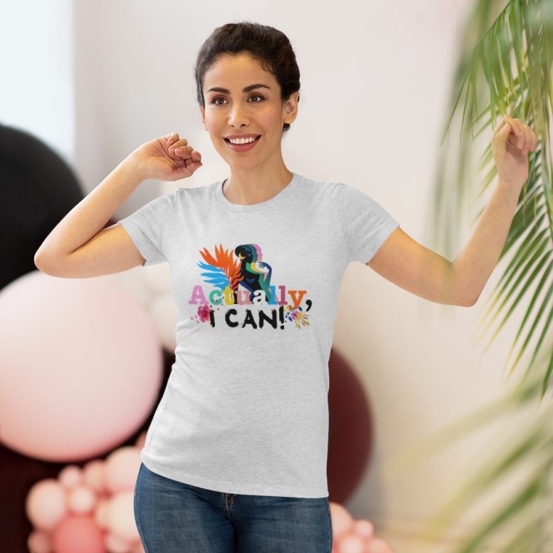 Actually, I Can Women's Triblend Tee - Image 8