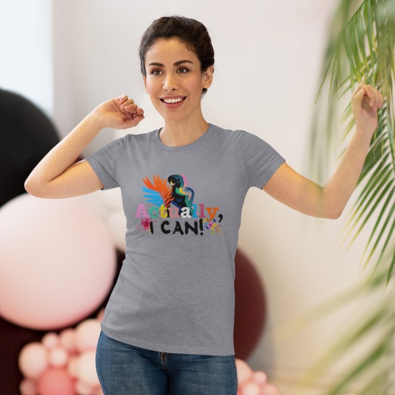 Actually, I Can Women's Triblend Tee - Image 16