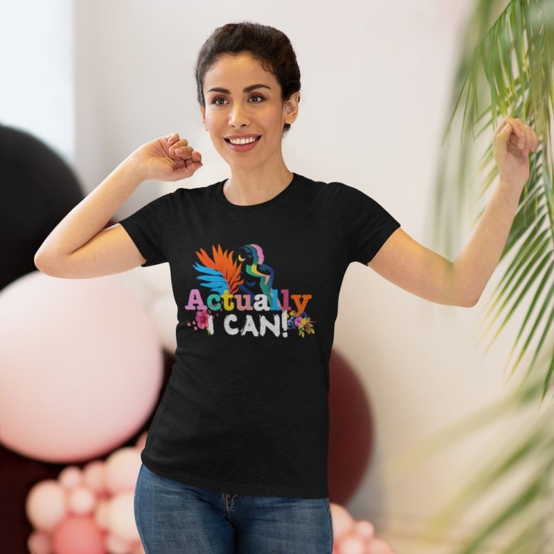 Actually, I Can Women's Triblend Tee - Image 4