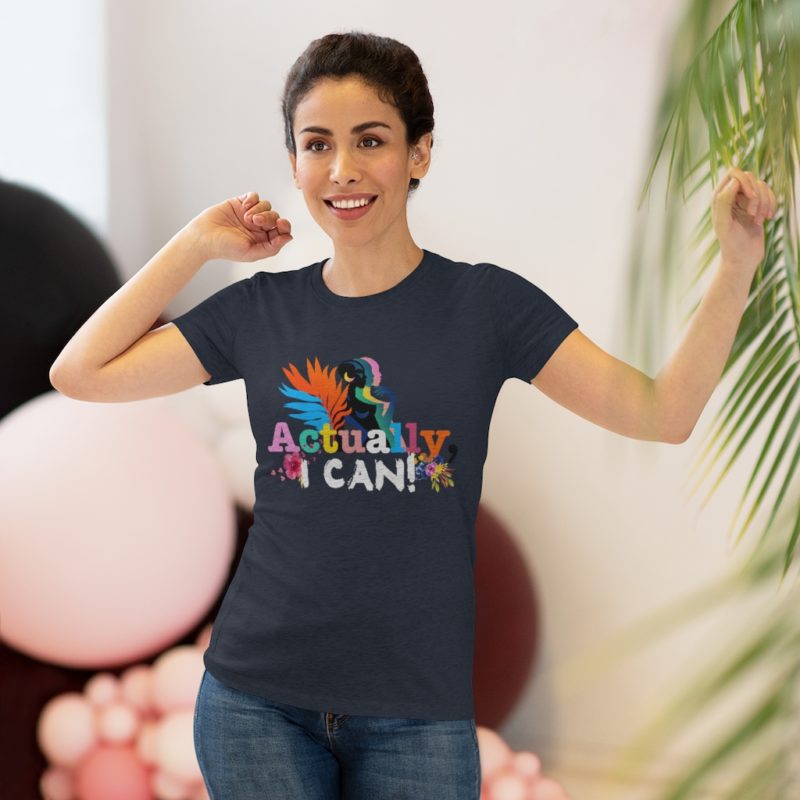 Actually, I Can Women's Triblend Tee - Image 12