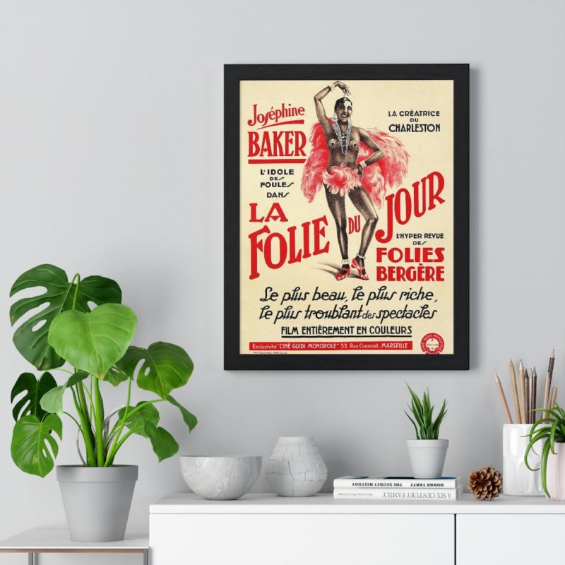 Josephine Baker Paris Premium Framed Vertical Poster - Image 5