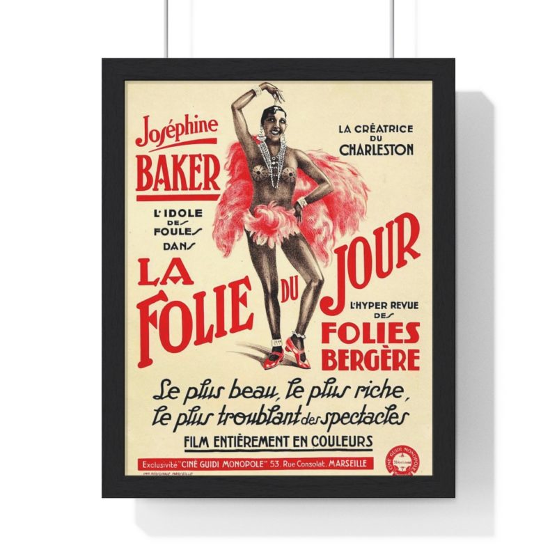 Josephine Baker Paris Premium Framed Vertical Poster - Image 4