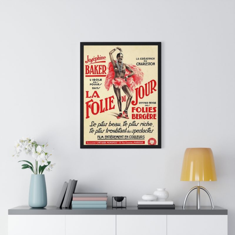 Josephine Baker Paris Premium Framed Vertical Poster - Image 8