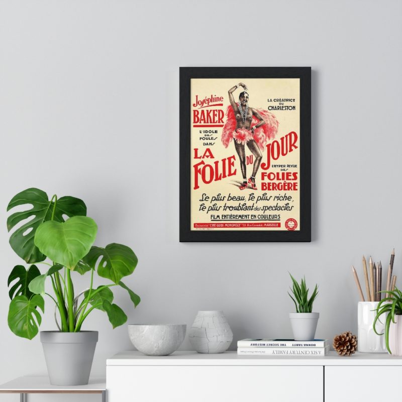 Josephine Baker Paris Premium Framed Vertical Poster - Image 14