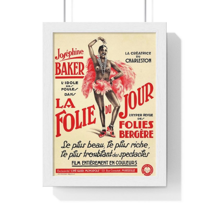 Josephine Baker Paris Premium Framed Vertical Poster - Image 16