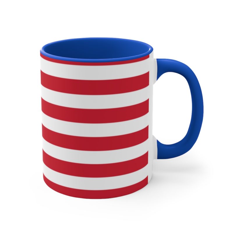 American Flag 11oz Accent Mug - Image 3