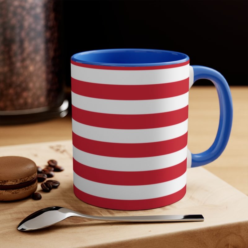 American Flag 11oz Accent Mug - Image 4