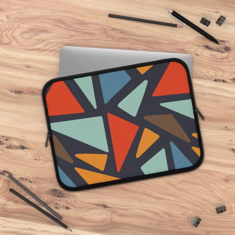 Retro Abstract Design Laptop Sleeve - Image 5