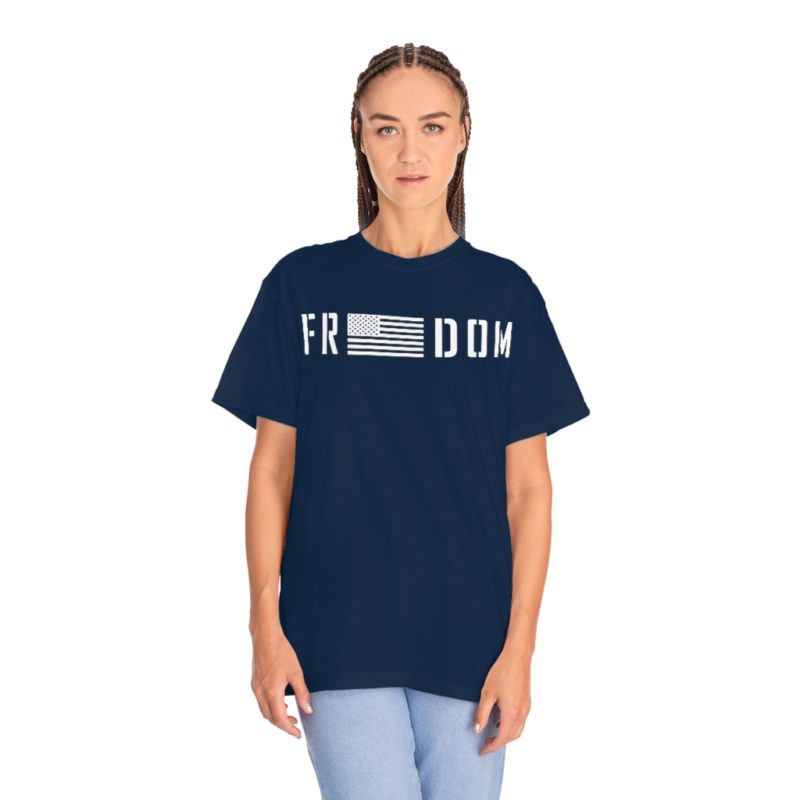 FREEDOM Unisex Garment-Dyed T-shirt - Image 33