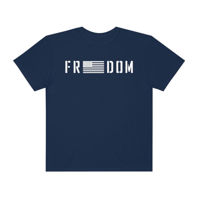 FREEDOM Unisex Garment-Dyed T-shirt - Image 31