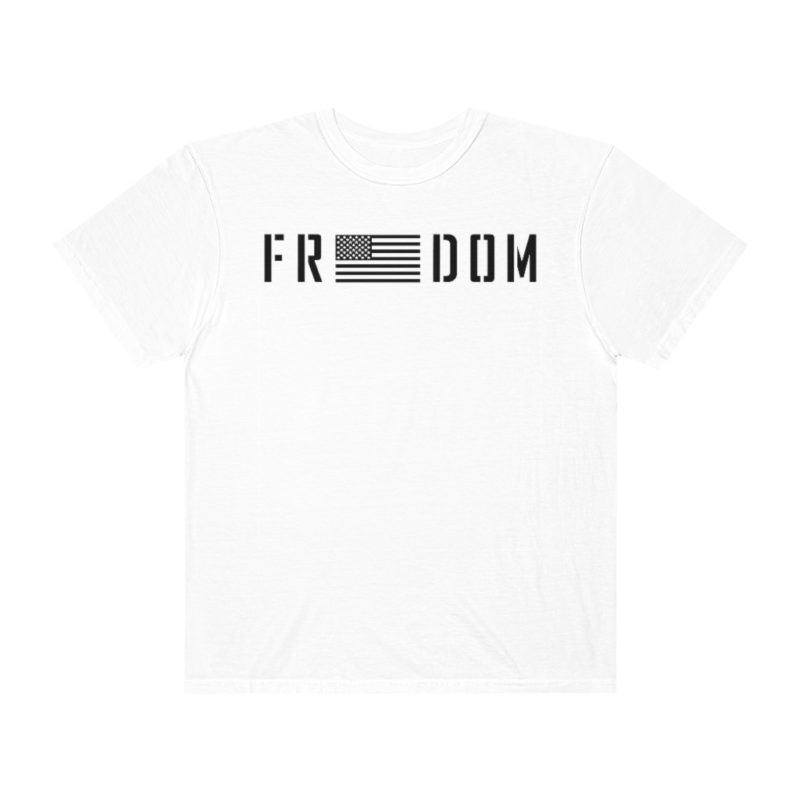 FREEDOM Unisex Garment-Dyed T-shirt - Image 4