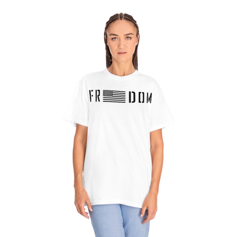 FREEDOM Unisex Garment-Dyed T-shirt - Image 6