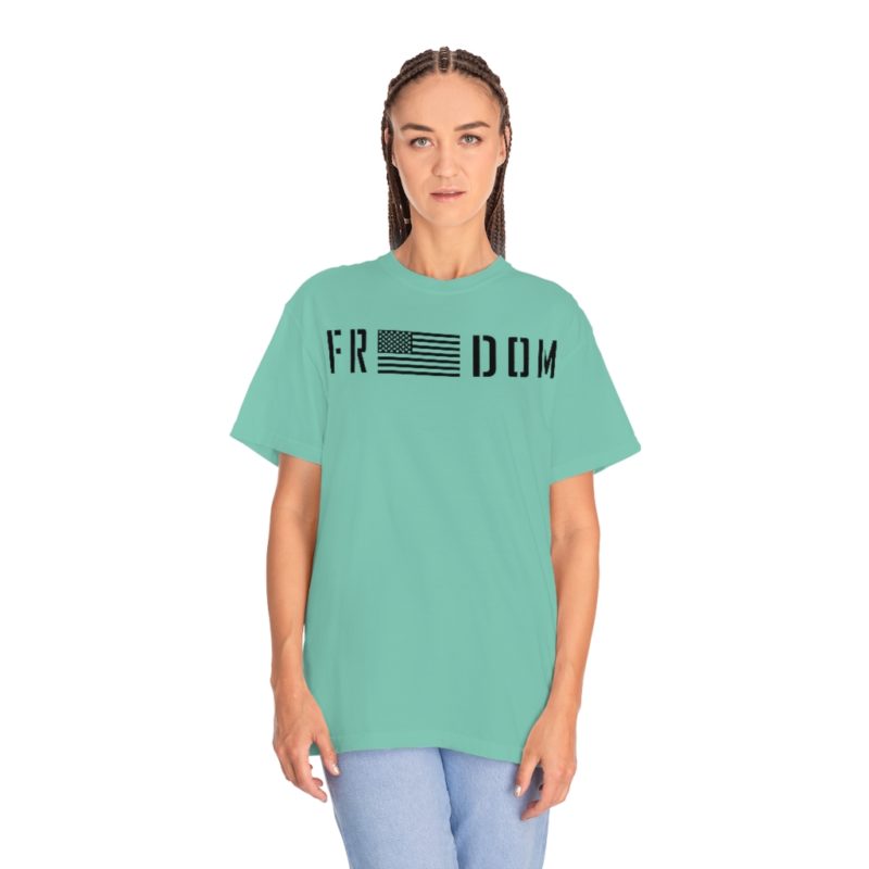 FREEDOM Unisex Garment-Dyed T-shirt - Image 24