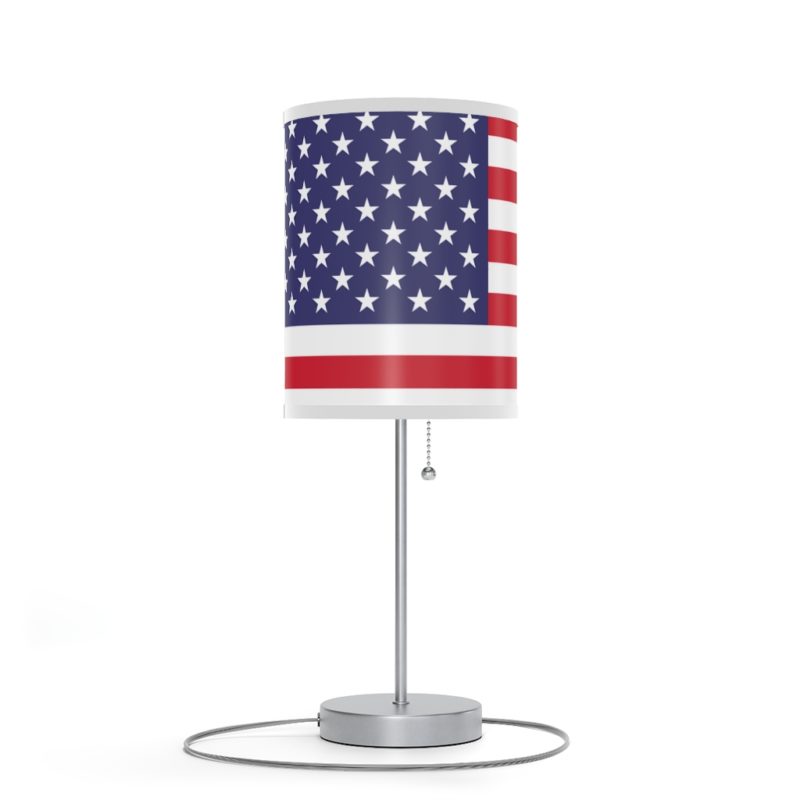 American Flag Lamp on a Stand, US|CA plug - Image 9