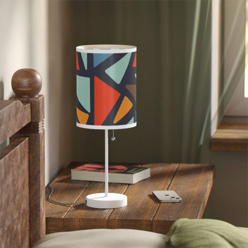 Retro Abstract Lamp on a Stand, US|CA plug - Image 5