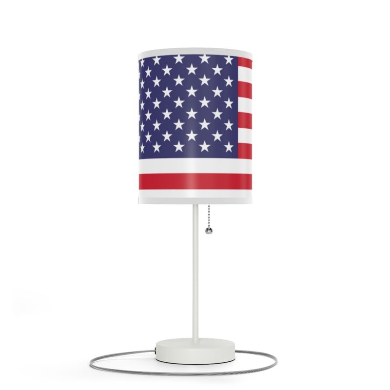 American Flag Lamp on a Stand, US|CA plug - Image 3