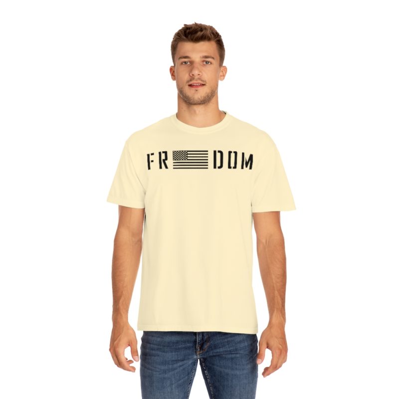 FREEDOM Unisex Garment-Dyed T-shirt - Image 14