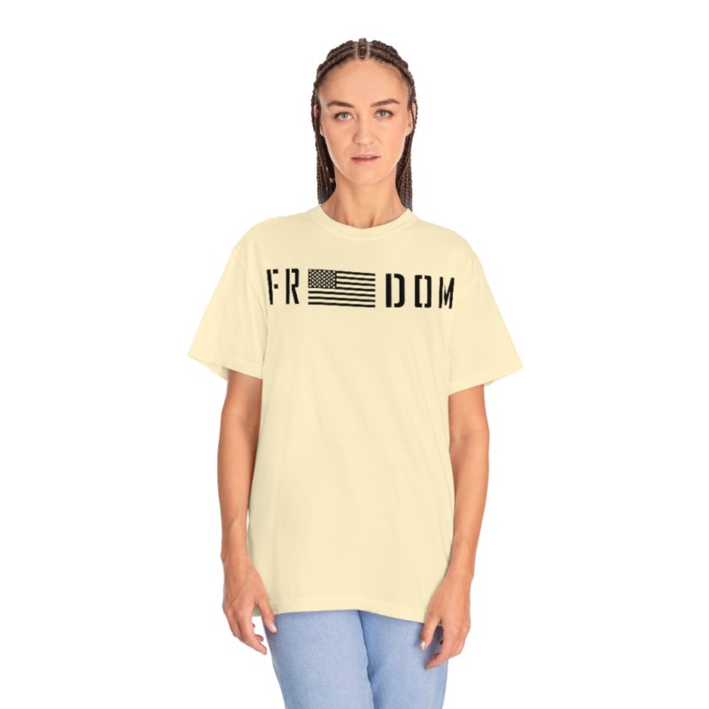 FREEDOM Unisex Garment-Dyed T-shirt - Image 15