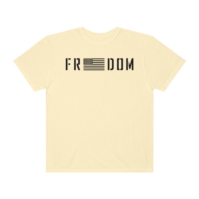 FREEDOM Unisex Garment-Dyed T-shirt - Image 13