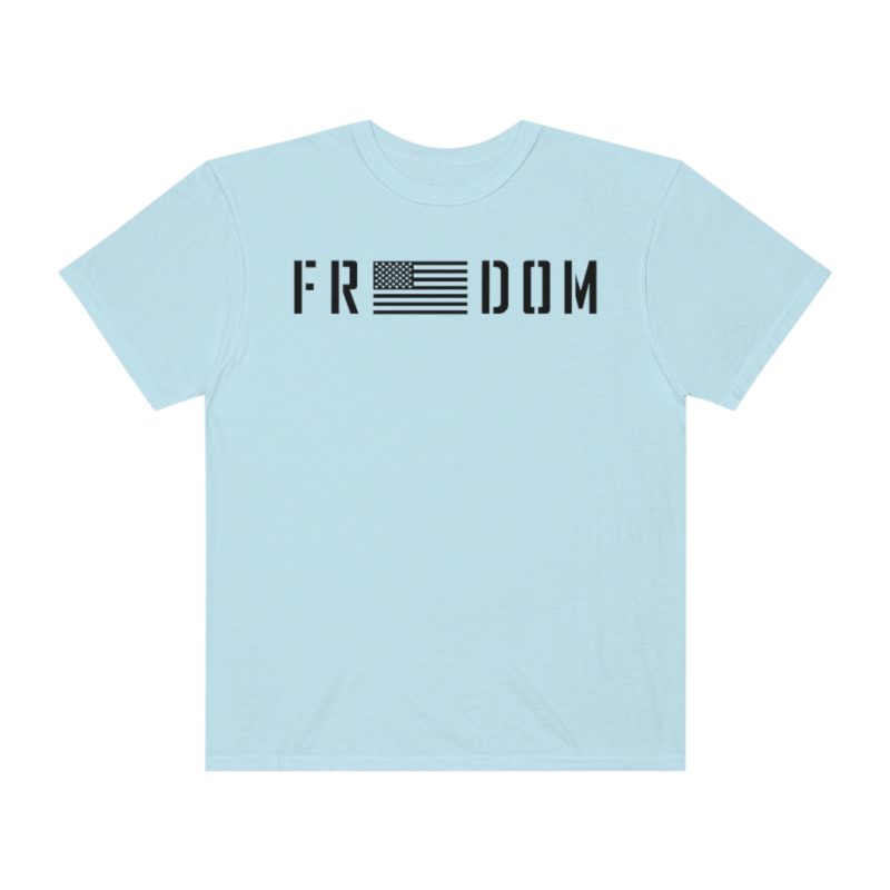 FREEDOM Unisex Garment-Dyed T-shirt - Image 25