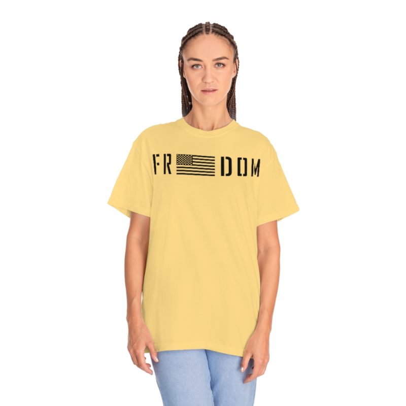 FREEDOM Unisex Garment-Dyed T-shirt - Image 18