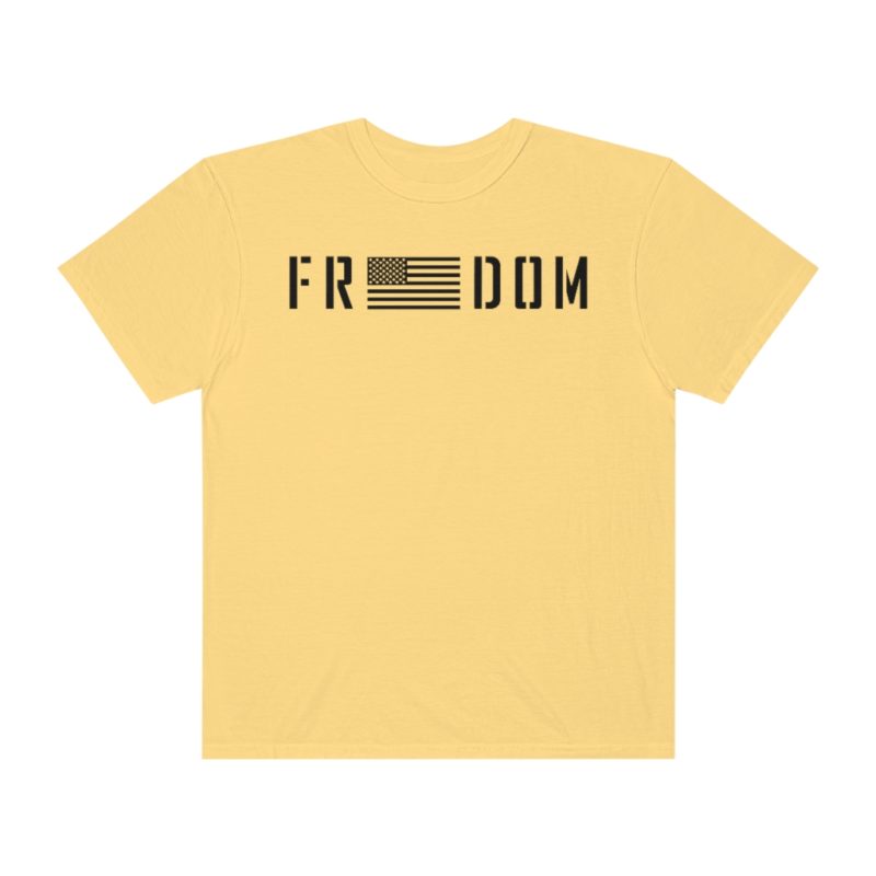 FREEDOM Unisex Garment-Dyed T-shirt - Image 16
