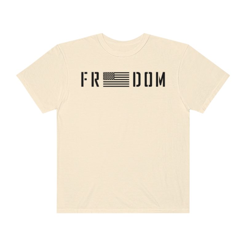 FREEDOM Unisex Garment-Dyed T-shirt - Image 10