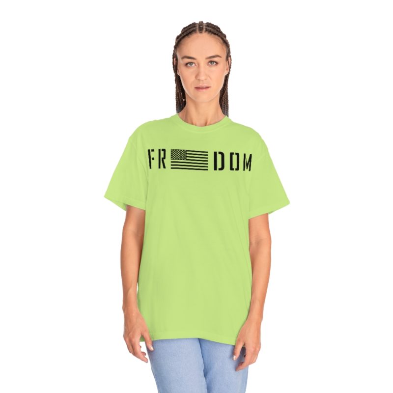 FREEDOM Unisex Garment-Dyed T-shirt - Image 21