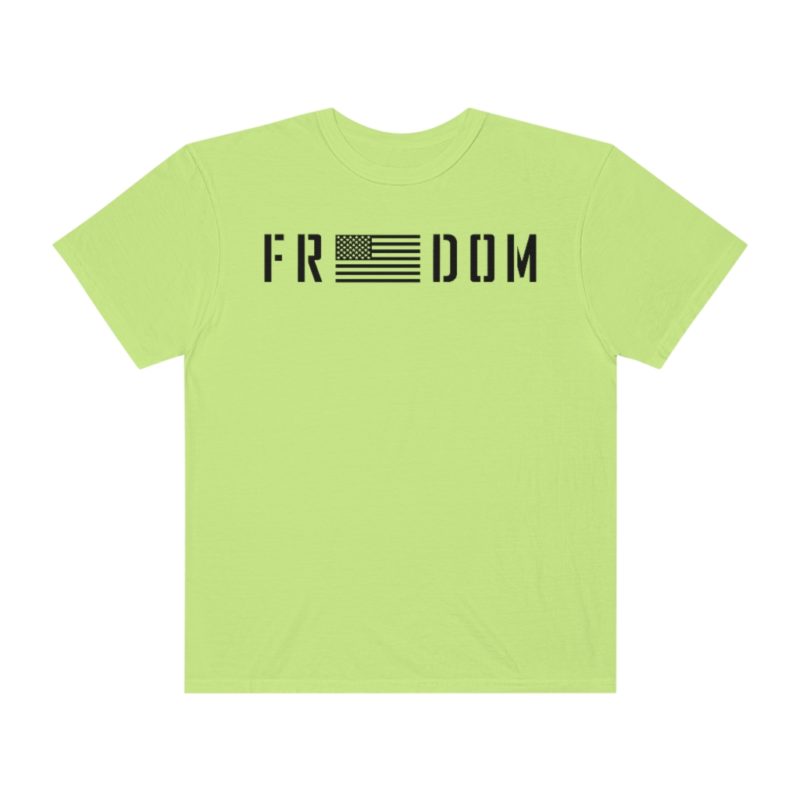 FREEDOM Unisex Garment-Dyed T-shirt - Image 19